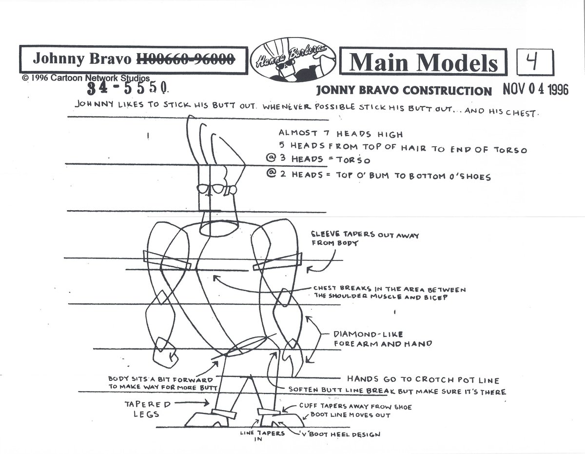 SheetsModel's tweet photo. Johnny Bravo Construction (Johnny Bravo, 1996)
#modelsheets https://t.co/yeMOb3LOPL