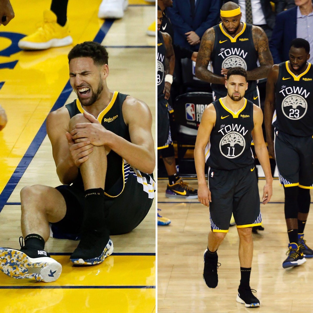 ESPNNBA's tweet photo. Klay Thompson. Unreal. https://t.co/tDAg4SJDf3