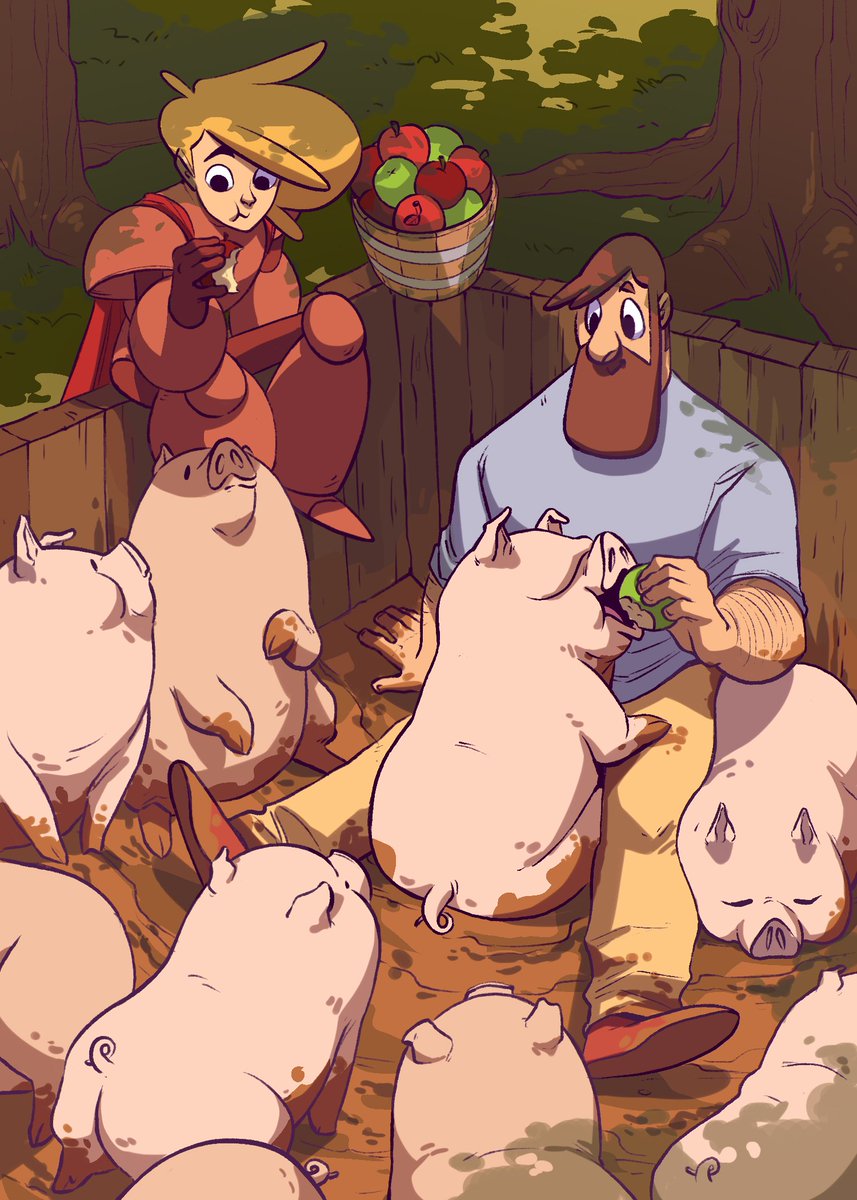 openfieldstudio's tweet photo. Postcard reveal #2! 

Only six days left of the Knight &amp; Beard: Volume 1 Kickstarter campaign, friends! Check out the link to see how you can get this exclusive 5x7 print along with some other good, important, and obviously hallowed objects.

https://t.co/O6yOkKTtDa https://t.co/0ICjooqDCY