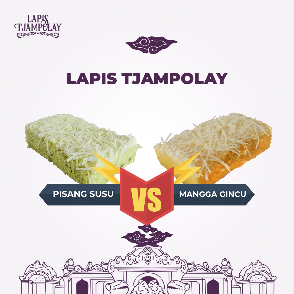 lapistjampolay's tweet image. #LareLapis lebih suka manisnya #LapisTjampolay #PisangSusu atau legitnya #LapisTjampolay #ManggaGincu ? Tulis jawabannya di komentar ya...
.
Harga mulai Rp 25.000 
. 
Tersedia rasa 
+ Pisang Susu 
+ Mangga Gincu 
+ Choco Pandan 
+ Coffe Mocca 
. 
Beli sekarang di toko terdekat!