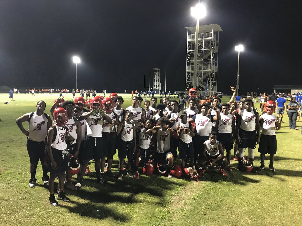 Proud of these guys tonight! OL/DL finished 3rd overall in the linemen challenge out of 18 teams. Skill went 2-1 in pool in 7 on 7 and got knocked out by 7A Murphy 19-18. #WarPathReady #Raisethestandard