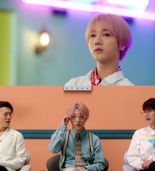 allkpop's tweet photo. Yesung says you're his 'Pink Magic' in solo comeback MV teaser with Donghae &amp; Kyuhyun!
https://t.co/IVNPlCjAWN https://t.co/xWGB1syG6s