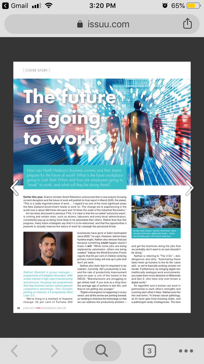 Prof Rashina Hoda 🍉 (@agilerashina) on Twitter photo What role does #agile play in the “Future of Going to Work” - read in the Business North Harbour magazine FYI’s latest edition
tinyurl.com/y4m5dqs7
<a href="/BizNorthHarbour/">Business Nth Harbour</a>
#futureofwork #NZ What role does #agile play in the “Future of Going to Work” - read in the Business North Harbour magazine FYI’s latest edition
tinyurl.com/y4m5dqs7
<a href="/BizNorthHarbour/">Business Nth Harbour</a>
#futureofwork #NZ