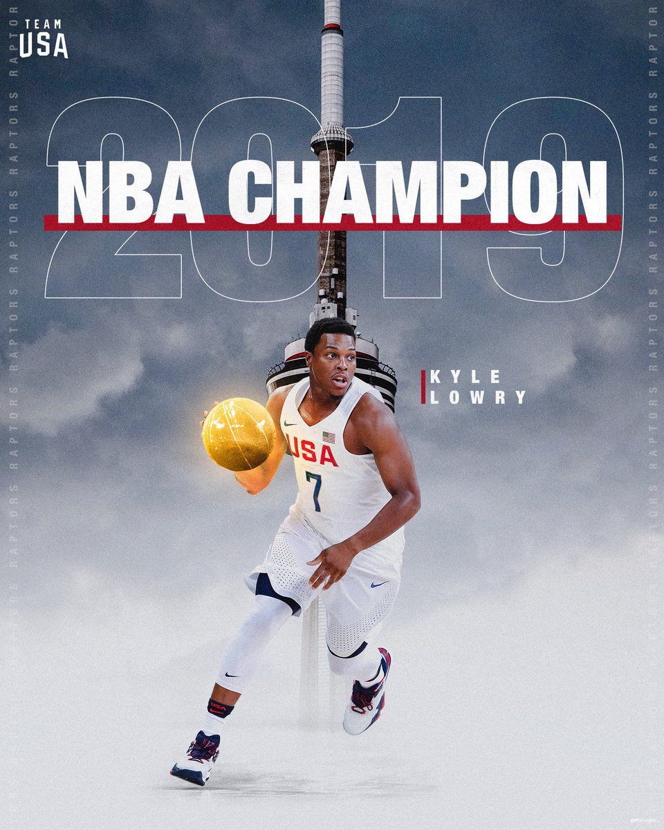 TeamUSA's tweet photo. The North earned it.

Congrats to the @Raptors and #TeamUSA Olympian @Klow7 — 2019 #NBAFinals Champs! https://t.co/zVmewU3Ckv