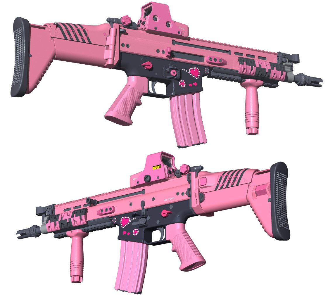 Pink SCAR Girl 😊😊😊❤️ 