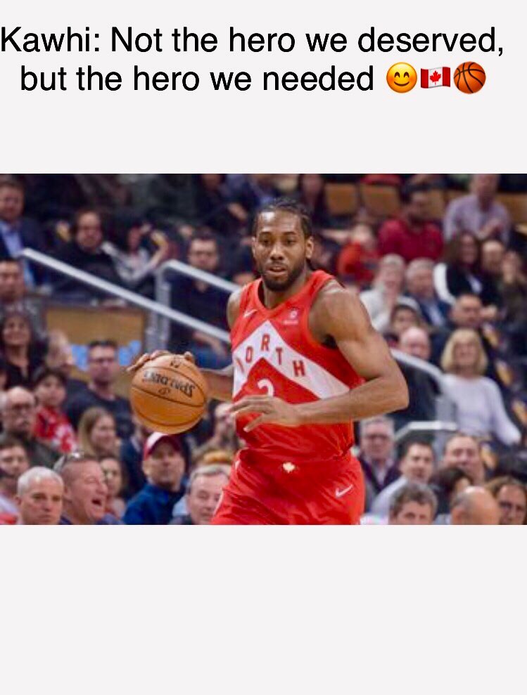 FerndaddyBrian's tweet photo. @timandsid @Sid_Seixeiro @tim_micallef @SmrtAsh @Raptors @LeoRautins Kawhi...the hero we needed https://t.co/Qf5DFZsY7W