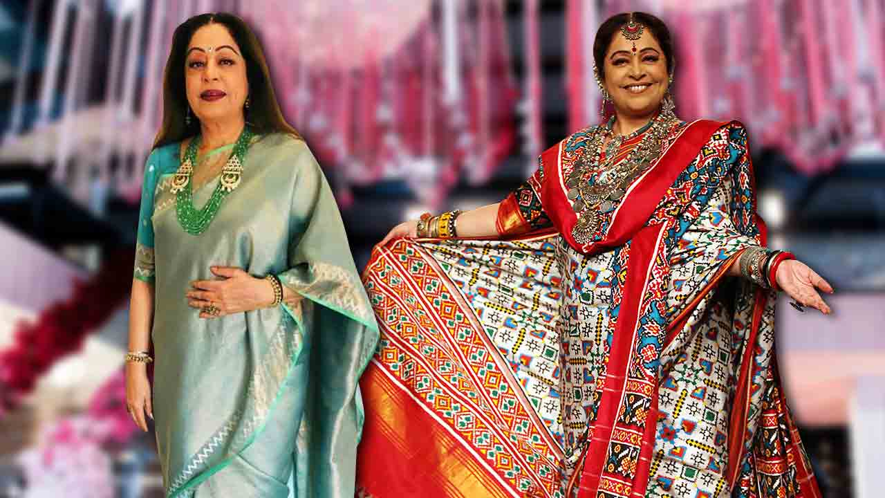 Happy Birthday Kirron Kher: The ultimate saree queen on Bollywood -   