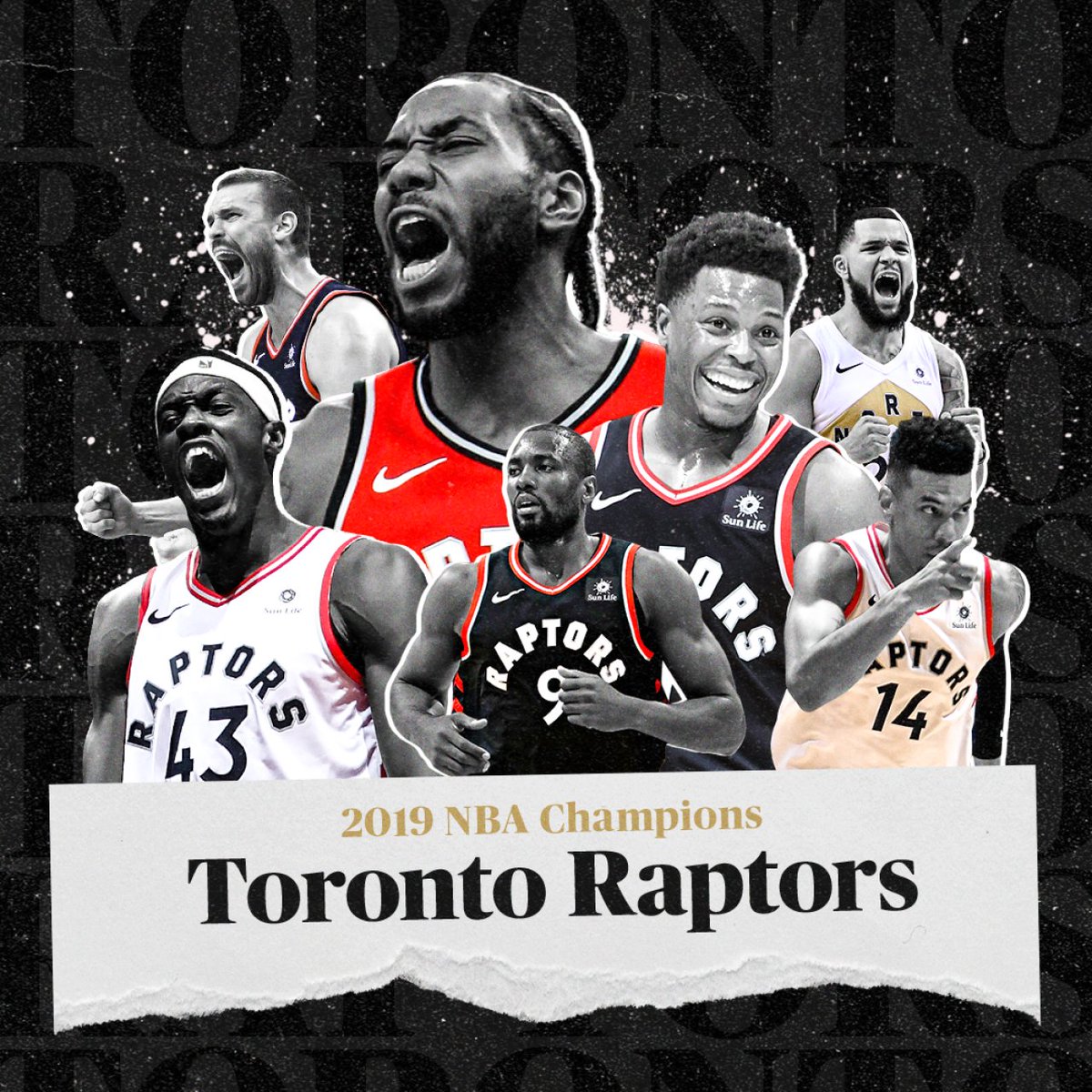stephenasmith's tweet photo. Congratulations! No matter what, the @Raptors deserve credit. Focused. Poised. And they played together. https://t.co/PdigLflOKZ