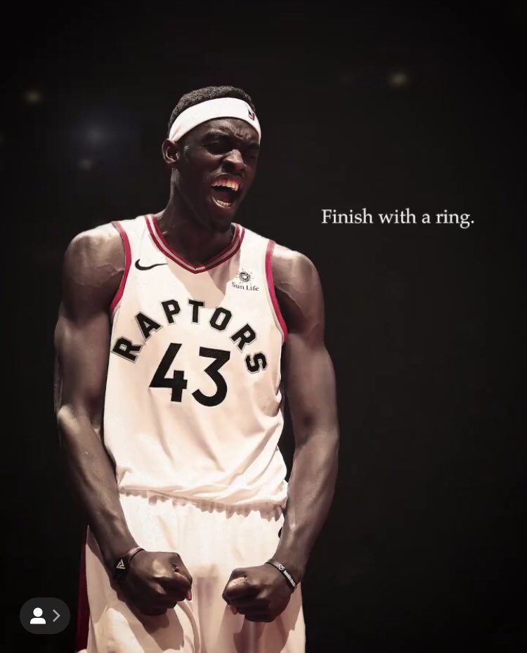 bayner's tweet image. Somewhere, Pascal Siakam’s father is smiling. Happy for you bro @pskills43