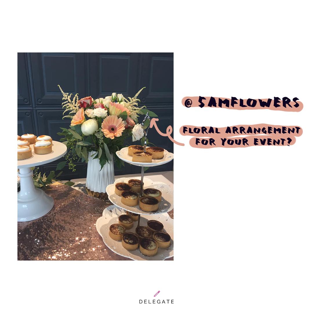 justdelegatehq's tweet photo. Thinking of an extraordinary idea to spice up your next corporate event or party? Think no more! @KissMyPans and @5amflowers is sure to stun your guests with an amazing spread of Cheese grazing table set up! https://t.co/TktGYbggXL