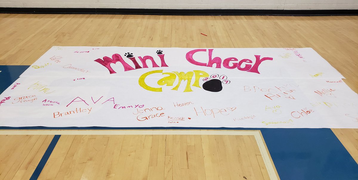 MC_CHEERLEADERS's tweet image. Mini Cheer Camp 2019 💙