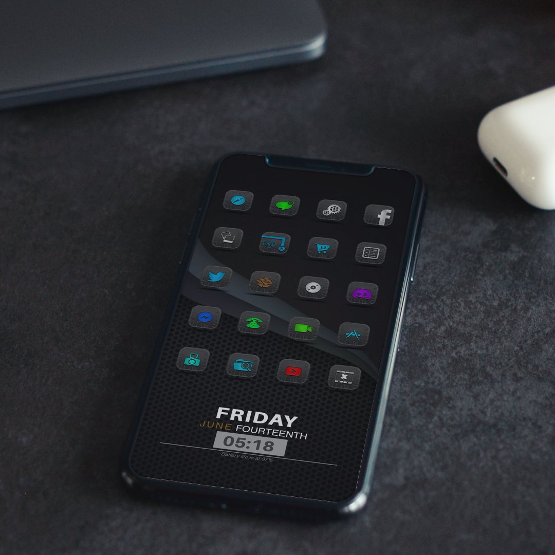 UtdAll's tweet image. Yey it’s Friday🙏🏼😃

#Circuit @Twist3dCo 

Widget @mittiboy 

Credit wall designer 

#Ithemer @DODGraphics 

The usual @JunesIphone