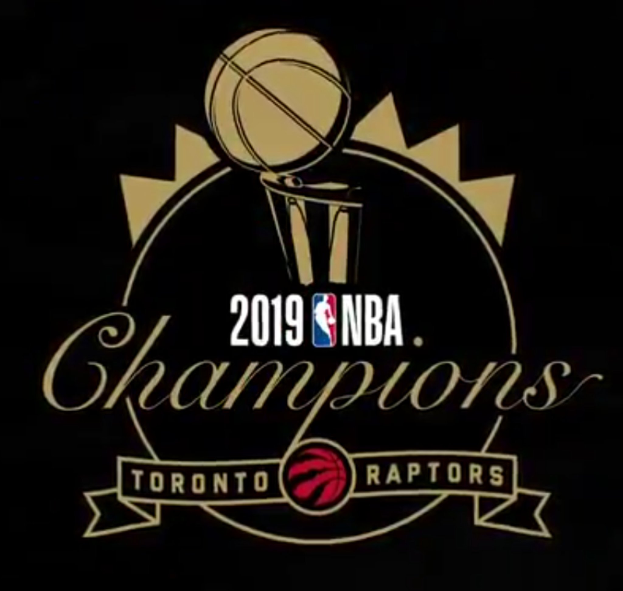 Chris Creamer  SportsLogos.Net on X: Toronto #Raptors 2019 NBA Champions  logo, love the nod to the original team logo and working in a 6   / X