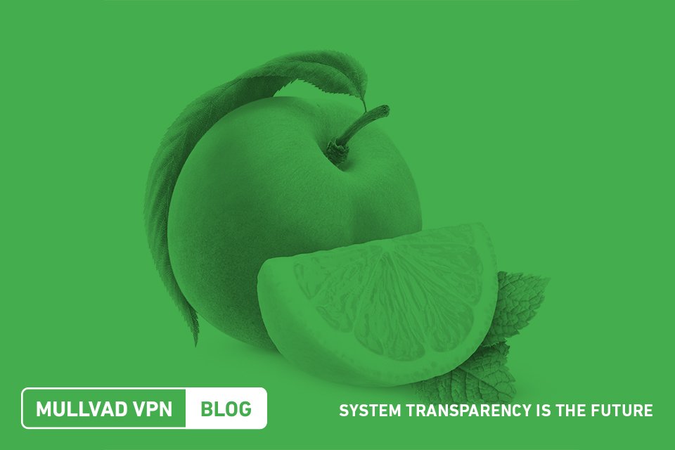 In a market for lemons we’ve been obsessed with the question, “How do we demonstrate our trustworthiness to our users?”
Dear reader, VPN users, security experts, VPN providers, and reviewers: Let’s create a market for peaches. Read how on our blog: mullvad.net/blog/2019/6/3/…