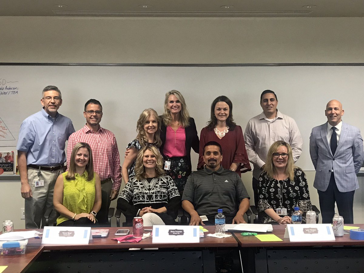 Collaborated today with other district’s Executive Directors. Exciting to hear ideas from others. #believeinmesquite