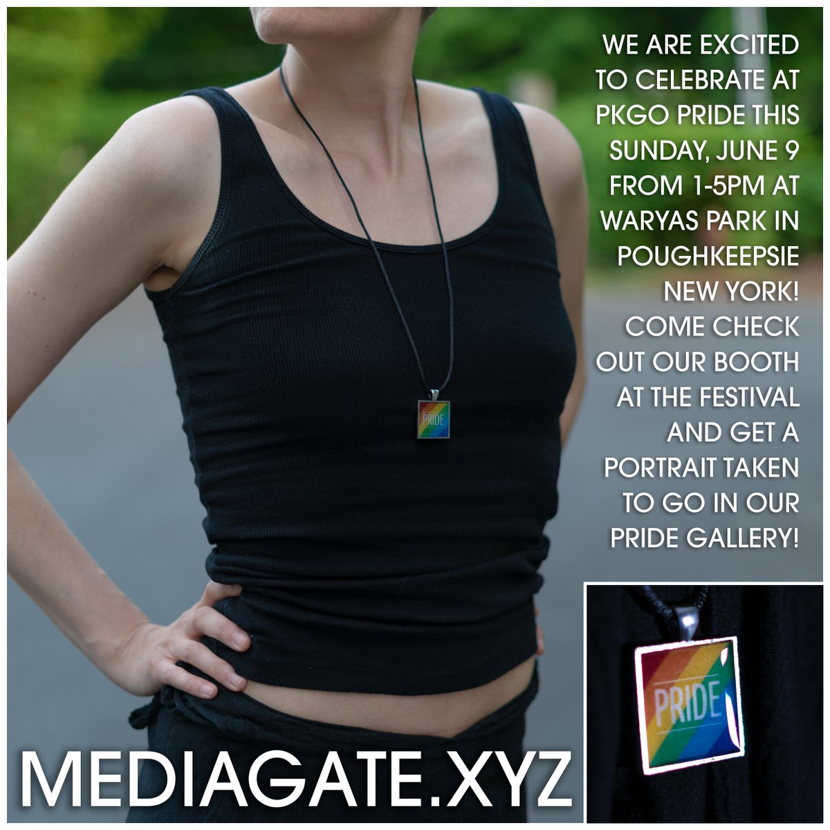 Excited to celebrate at PKGO Pride this Sunday, June 9 from 1-5pm at Waryas Park in Poughkeepsie New York!  Come check out our booth at the festival and get a portrait taken to go in our pride gallery! #pkgo #pkgopride #pride #poughkeepsieprideweekend #poughkeepsie #hudsonvalley
