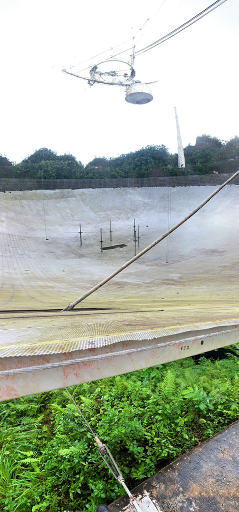 ctfallen's tweet photo. There are exactly two operational ionosphere HF heaters in the USA and territories: @uafhaarp and @NAICobservatory (Arecibo). One big difference between the two is that dropping a mobile phone at one is a much bigger problem than at the other. (Don’t use your mobile at Arecibo.) https://t.co/6cF2wIjne5