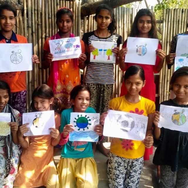 projectwhydelhi's tweet photo. Students from the Okhla Center made some drawings on international environment day! 🌏  #EnvironmentDay2019 #philanthropy #projectwhydelhi #education #drawing #FridayThoughts https://t.co/SbONLrHF3P