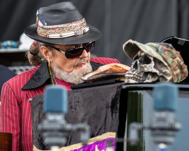 AMSaddler's tweet photo. Saddened to hear of the passing of a true American treasure today, Dr. John. There was no one quite like him and I doubt there ever will be. A true original talent. This is my favorite photo I took of him.

#drjohn #macrebennack #rip #concertphotogrphy @akadrjohn https://t.co/4uaryP0hR5