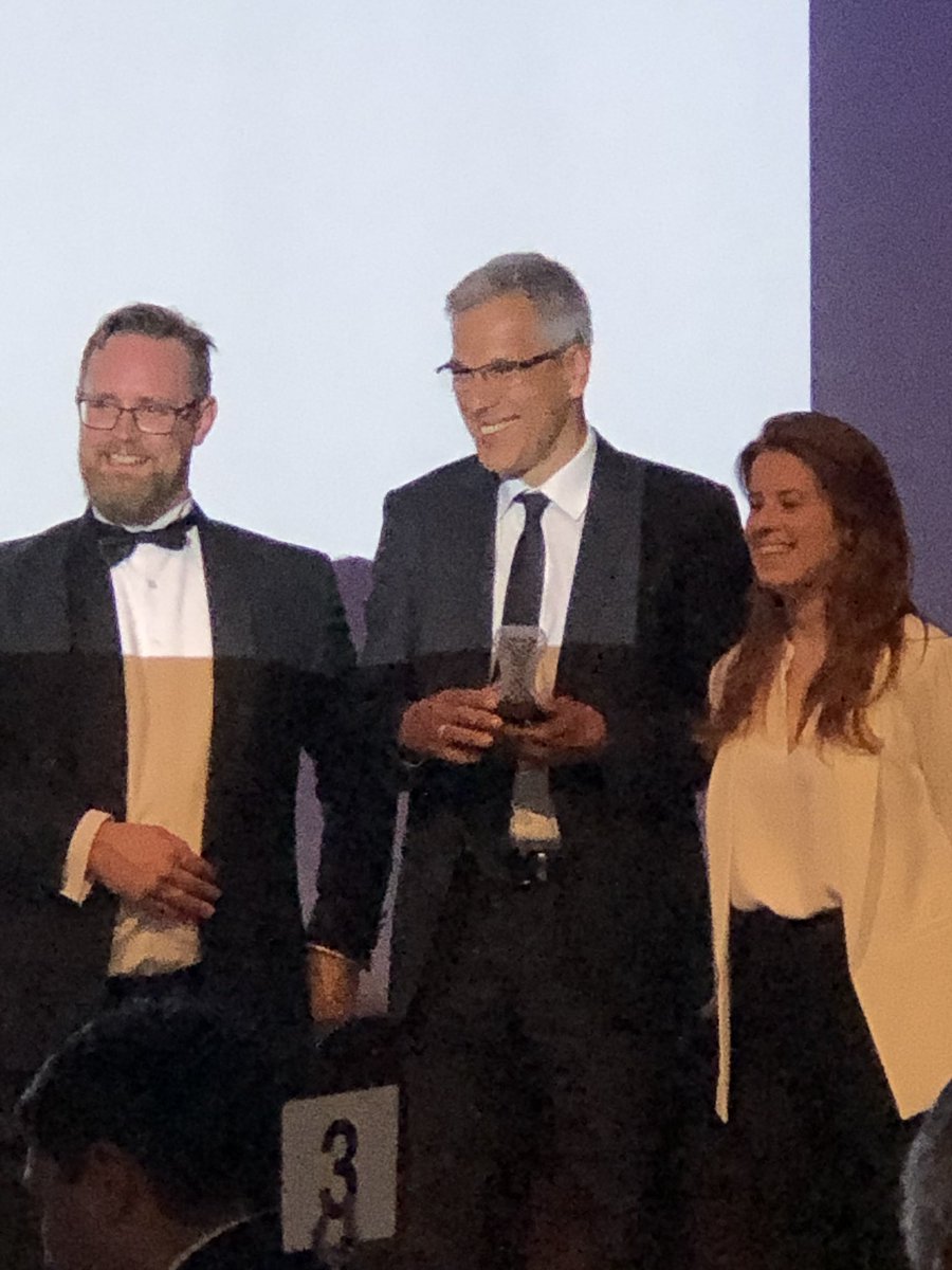 MarkusGlasser's tweet photo. It had been a very big honor to receive on behalf of the founder and owner of EOS, Dr. Langer, this important Award ! A big thank you to 3D Printing Industry !
#AdditiveManufacturing
#3Dprinting
#ShapingFuture https://t.co/XkhBOowmRQ