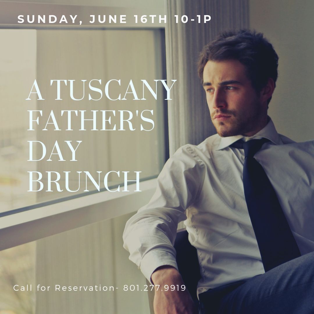 SlcTuscany's tweet photo. A Day for Dad! 
Join us for Chef Adam's Father Day Brunch!!! call for reservation 801.277.9919
.
.
.
.
#Tuscany #TuscanySLC #cheesecake #dessert #sweet #sweettooth #lemon #limoncello #pastry #pastrychef #spring #springeats #local #utah #utahfood #father #dad https://t.co/E7FRn3qNLX