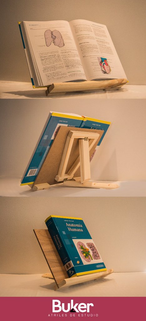 NachoGonz_9's tweet photo. Hola! Con un amigo hicimos un microemprendimiento que se trata de atriles para libros de estudio. Tienen 34 cm de ancho y 26 cm de alto, son de madera melamina y pino.  Los precios son de $400 lisos y $500 con frase a elección. Les agradecemos un RT 🤙🏻🤙🏻 https://t.co/KVflsVdeXP