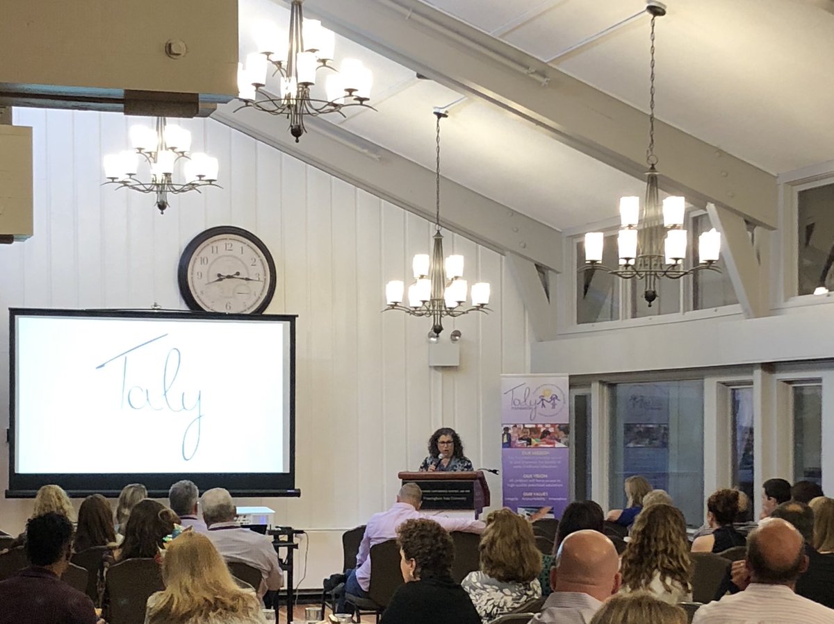 TalyFoundation's tweet photo. So grateful for Dr. Lisa Kuh of @SomervilleCity (and Taly board member!) who shared about the profound impact of a positive early childhood ed experience. #BeTheChange #EarlyEdReform https://t.co/Rl7qXO3FNh