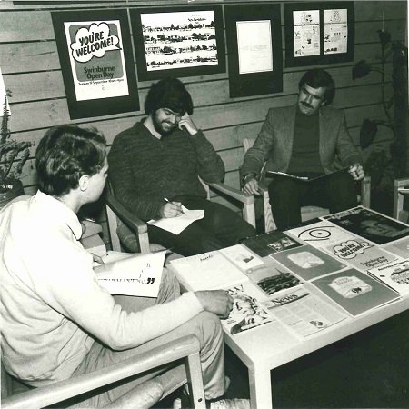 swinlib's tweet photo. Graphic design students, 1982. #SwinburneHistoryCollection https://t.co/XSWhxnO2Tl