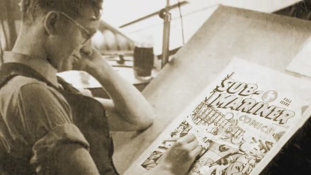 ImperiusWrecked's tweet photo. Bill Everett. Created Namor in April 1939. Created the first comic anti-hero. He was one of the earliest comic writers and artists. #subbytalks #namor #comicart #goldenagecomics #marvelcomics https://t.co/E3HEfVPcnj