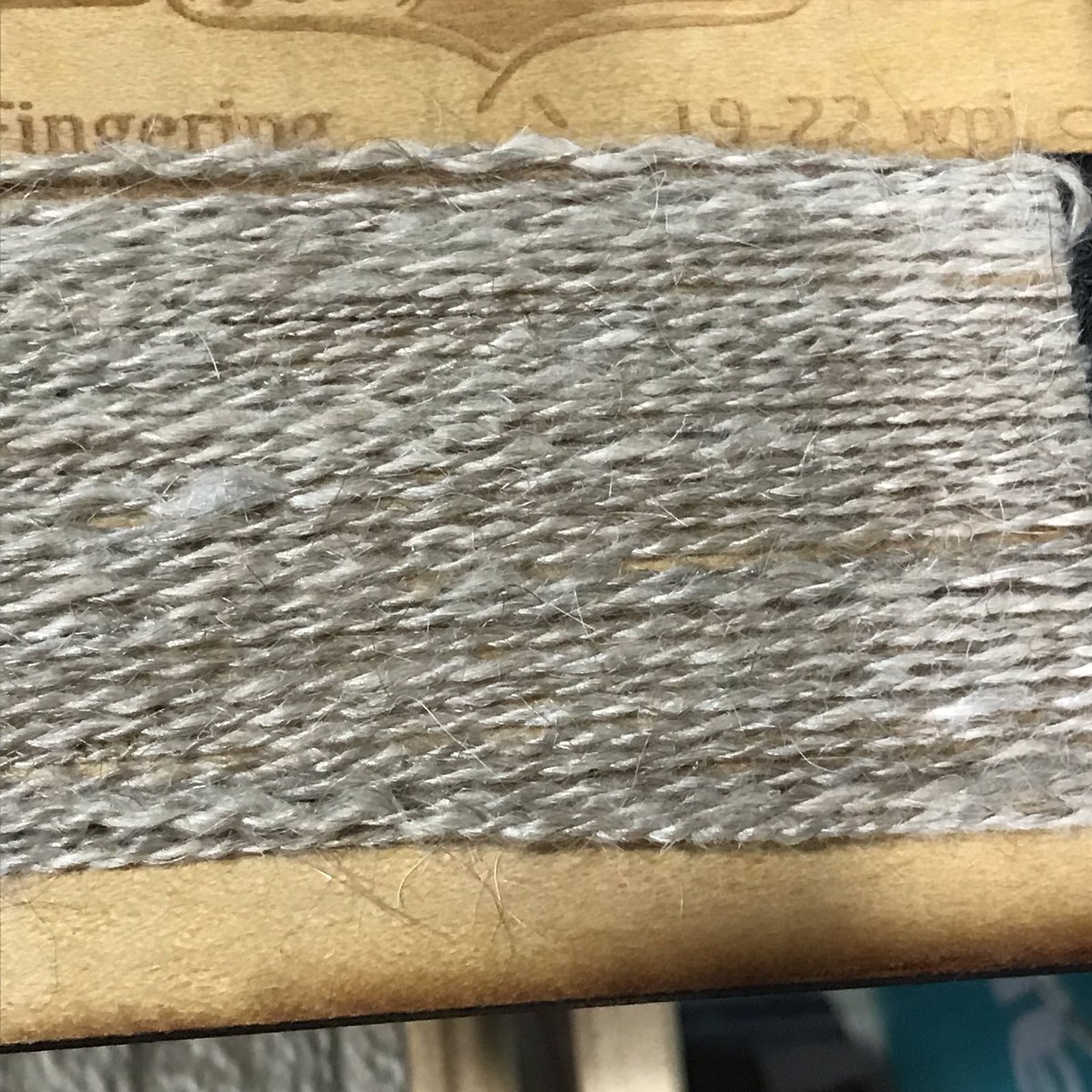 samollynn's tweet photo. Because I’m the most impatient person I know, I plied it tonight. I LOVE how it turned out. I’ll get to squish it tomorrow after I make it a skein. #thelazyspinsterstudio #handspunyarn #angorablendyarn #lendrum #sportweightyarn #samollynnangoras https://t.co/6S5FSNTSI4