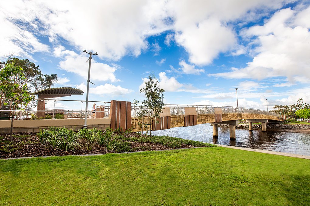 placedesigngrp's tweet photo. New project live on the website! Mooloolaba Walk &amp; Ride Bridge 
As lead consultants, Place Design Group was responsible for the arch and curvature of the 5m wide and 66m long bridge along with the layout of the adjoining pathways and parklands. 
https://t.co/GVjrxn5YQy
#design https://t.co/86Uxk1wZIl