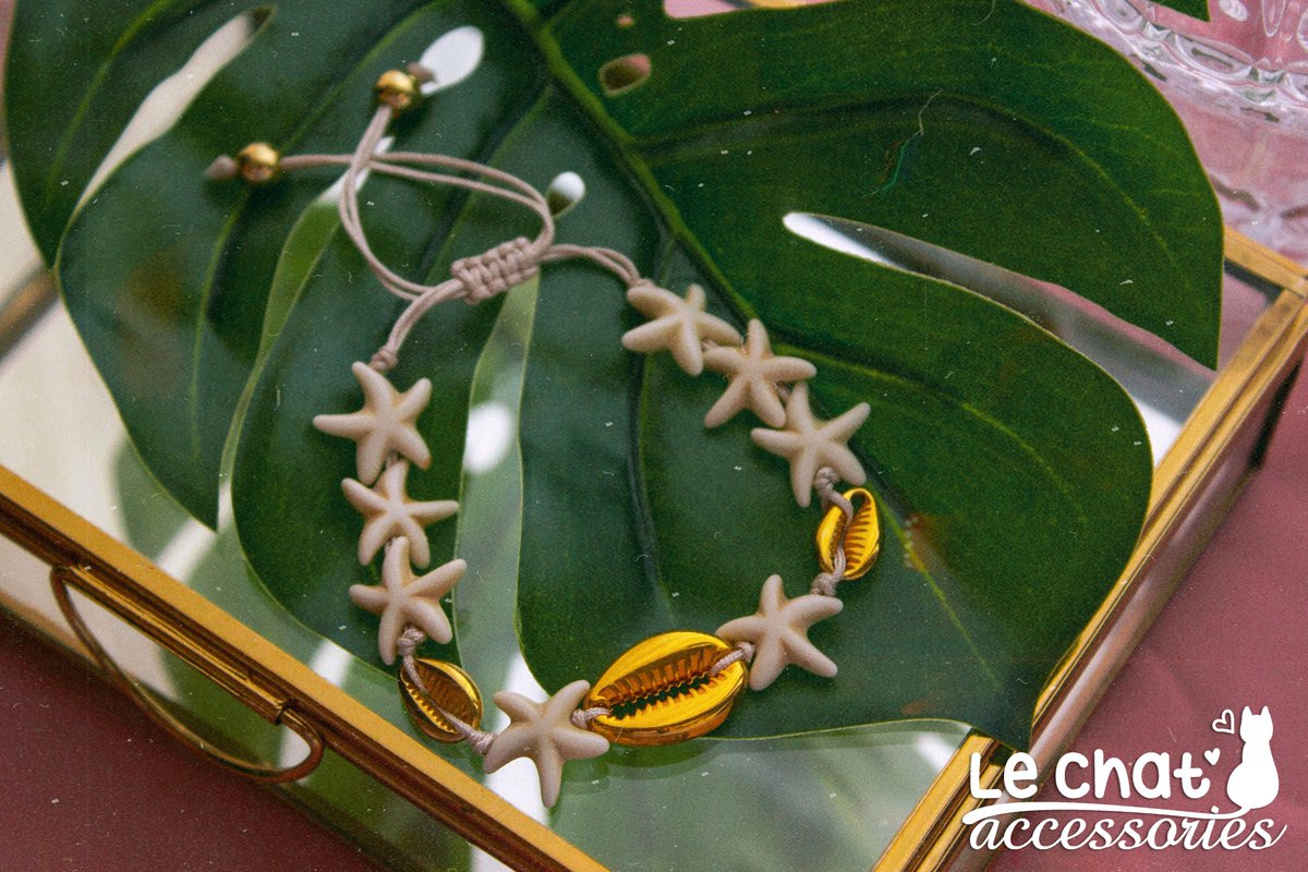 lechataccessori's tweet photo. Unique bracelet with metallic shells and howlite starfish beads ππ
Make it yours : https://t.co/gTqlUIKjRJ
#lechataccessories #handmadejewelry #etsyjewelry #starfishbracelet #starfishjewelry #cowrieshelljewelry #shellbracelet #tropicaljewelry #bohobracelet #summerbracelet https://t.co/a9M44ubMhW