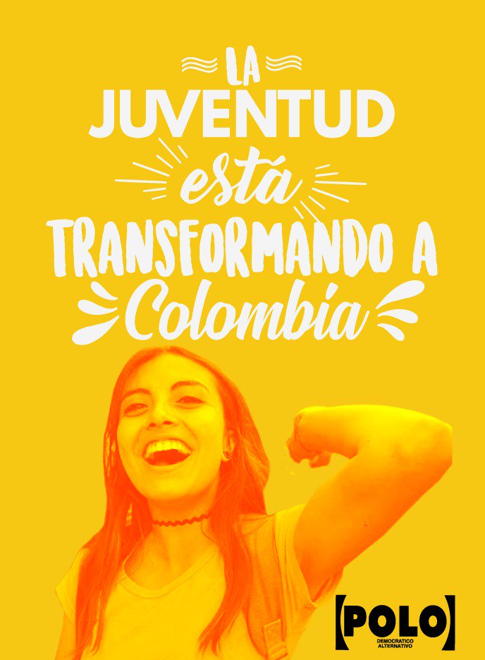 mjsarmientoa's tweet photo. Las juventudes del @PoloDemocratico han estado al frente de las movilizaciones contra las políticas de @EnriquePenalosa en Bogotá. Me consta, hombro a hombro hemos enfrentado la desfinanciación de las universidades públicas, empezando por la UDistrital

#LaJuventudCambiaAColombia https://t.co/ZgbJuB1XPs