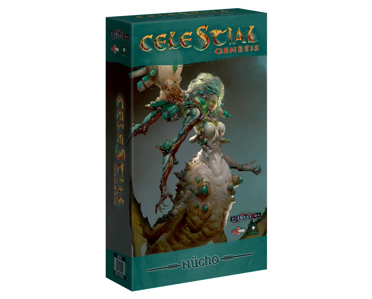 She's finally here! Some of you have waited for this for a long time, and today Nücho finally appears as a limited edition Celestial Genesis resin sculpture! Check her out at
shop.celestialgame.com! #boardgame #fantasyart #darkfantasy #monster #miniaturepainting