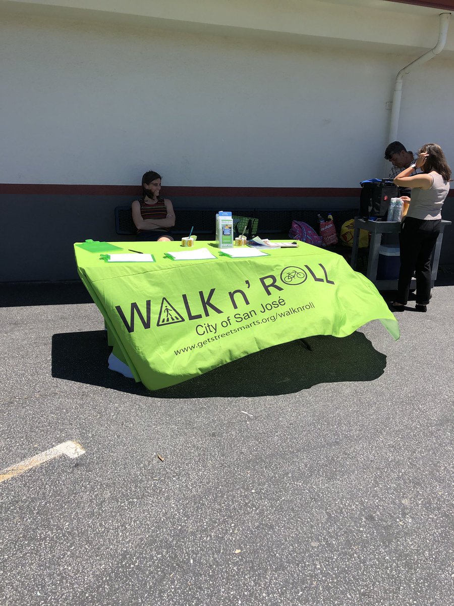 BUSDRuskin's tweet photo. Ruskin’s Bike Rideo in partnership with the City of San Jose. Kids who needed it received a free helmet and Cordell went over bike safety. Great way to kick off the Summer! https://t.co/XfcIW3uyhu