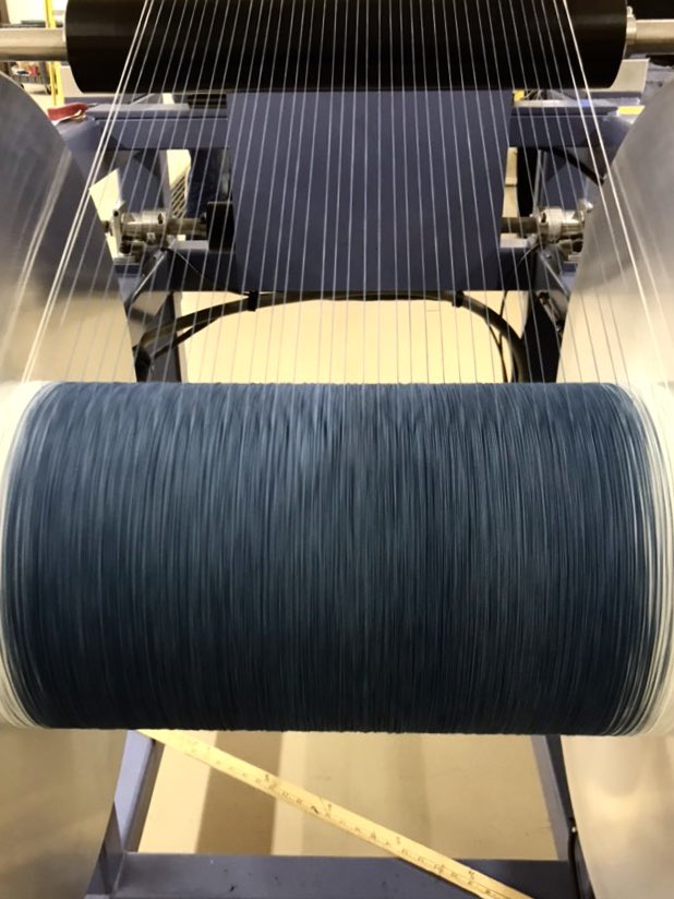 HUGE milestone reached today: we successfully dyed cotton threads on an industrial machine! One giant leap closer to making #greenerbluejeans. More photos on our Instagram story.