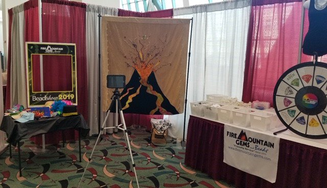 FireMtnGems's tweet photo. Set-up is complete! Besides meeting our customers and making new friends, here's what it's all about: https://t.co/ypI5Bgp0al
#beadandbuttonshow #beadandbuttonshow2019 #insidefiremtn https://t.co/c42xe9M9Sg
