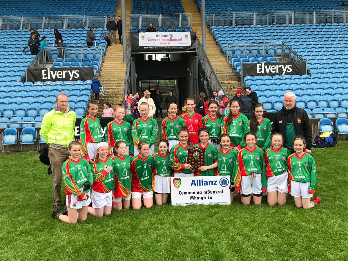 Well done Scoil Raifteiri @Castlebar_IE on winning the @MayoCnmB division 1b final this evening. @CastlebarLgfc