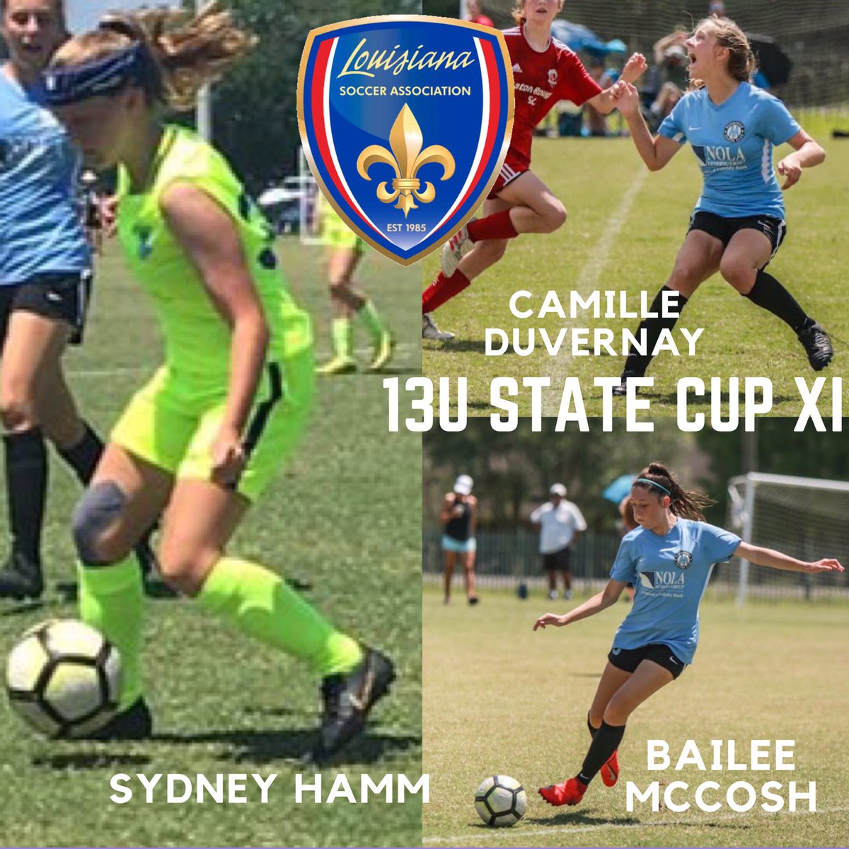 #lsastatecup2019 13U girls State Cup XI
