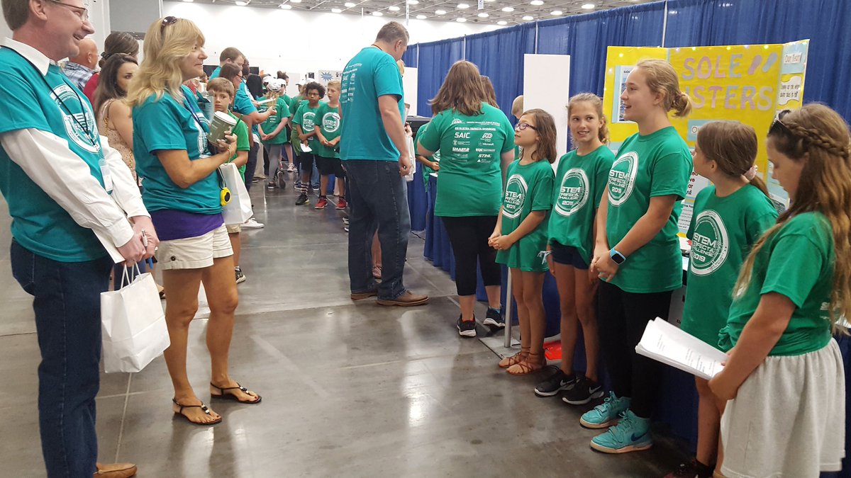 CookePrincipal's tweet photo. Congrats to the Sole Sisters who took 1st place in the STEM Trifecta Maker Expo event! The Cooke Cap-Its did a great job, too! Thanks to VBCPS for such an outstanding opportunity for our students! @BeachSupe #VBSTEMTRIFECTA2019  @BrWhite8 @MsKteachK https://t.co/NVQsX0AkwZ