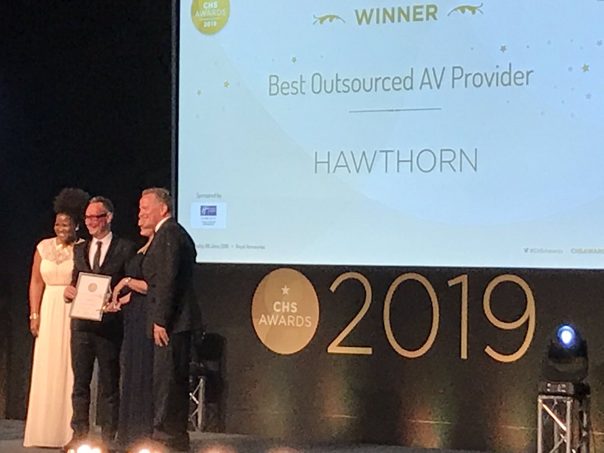 We love our in-house AV provider ❤️ - rightfully won! Well done @hawthornbiz    #suppliers #venues see you on the dance floor later 👍🏼