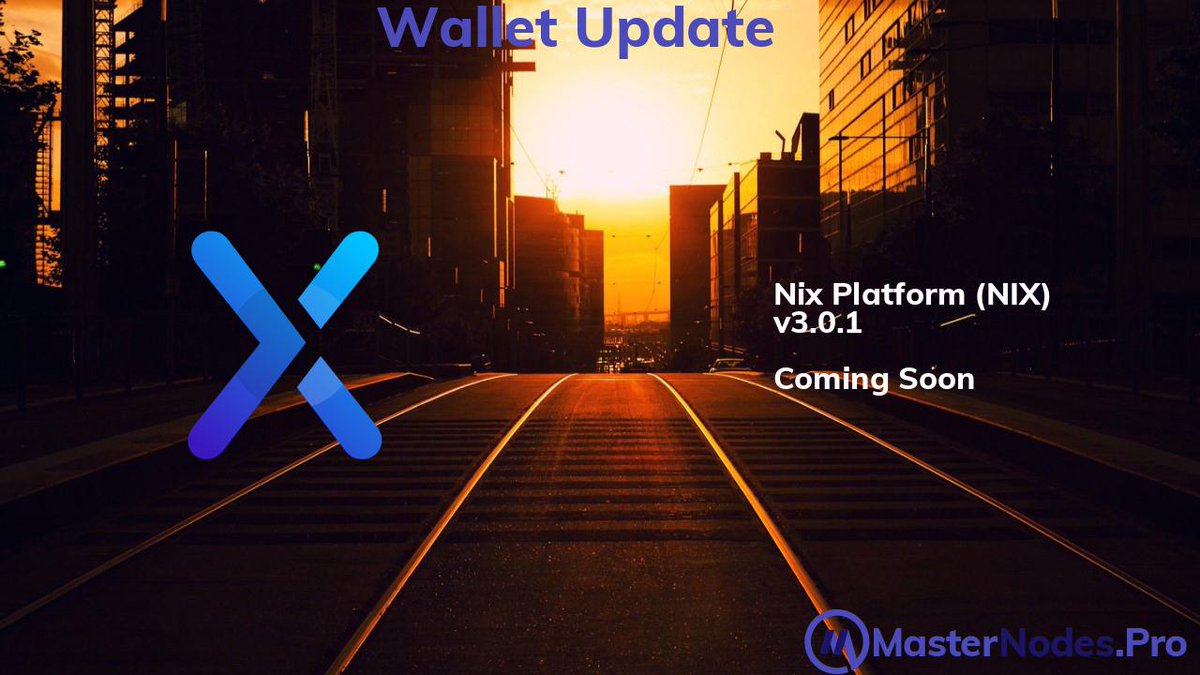 MasterNodesPro's tweet photo. Nix Platform (NIX) is being updated on MasterNodesPro to wallet v3.0.1!
https://t.co/zm2jbvg5cx
Follow Nix Platform on MasterNodesPro:
https://t.co/0wtVE80Bxt
#MasterNodesPro #NixPlatform #Update $NIX #Stats @NIXplatform https://t.co/aoO1ZtSIZc