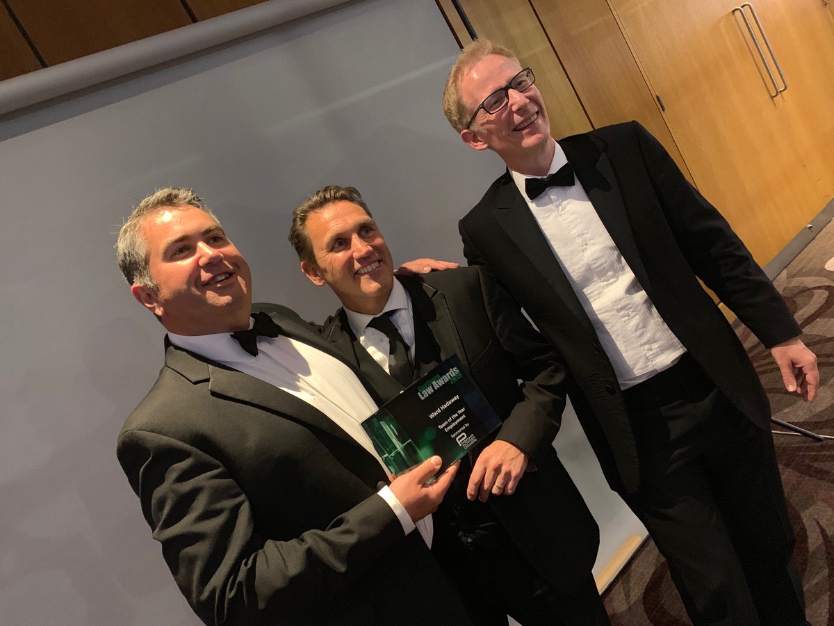 stevemcnicol's tweet photo. Boom!!! ⁦@paulscope⁩ wins the prize for the shortest speech.....the ⁦@WardHadaway⁩ employment team  are recognised for their great year! Brilliant!!!!! https://t.co/XuSzAV2Hm4