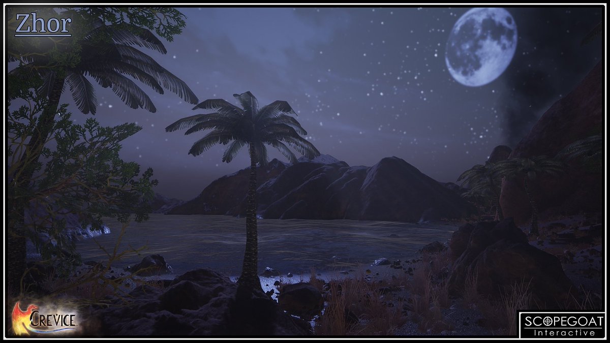 realscopegoat's tweet photo. The island Zhor at night 🌒
Also, I'm currently working on a "magical light" feature...

#Crevice #RPG #UE4 #nofilter #Indiedev #fucklootboxes #fuckmicrotransactions #dragon #Story #ThirdPerson #Singleplayer #roleplaying #game #medieval #fantasy #roleplaying #leveldesign #cgi https://t.co/yTLtn8NyAX