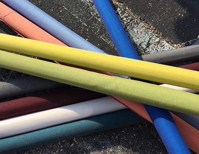 DCSource's tweet photo. Sunbrella as pick-up sticks! I’ve always wanted to play pick-up sticks on a large scale, and I did with Sunbrella Pure Cast new colors. #sunbrella #sunbrellamoment #performancefabric #purecast #fabrics #play #workisfun #newfabrics #colorstory @sunbrella … https://t.co/lw6rnqeDZ6 https://t.co/AJ8GlDyjog