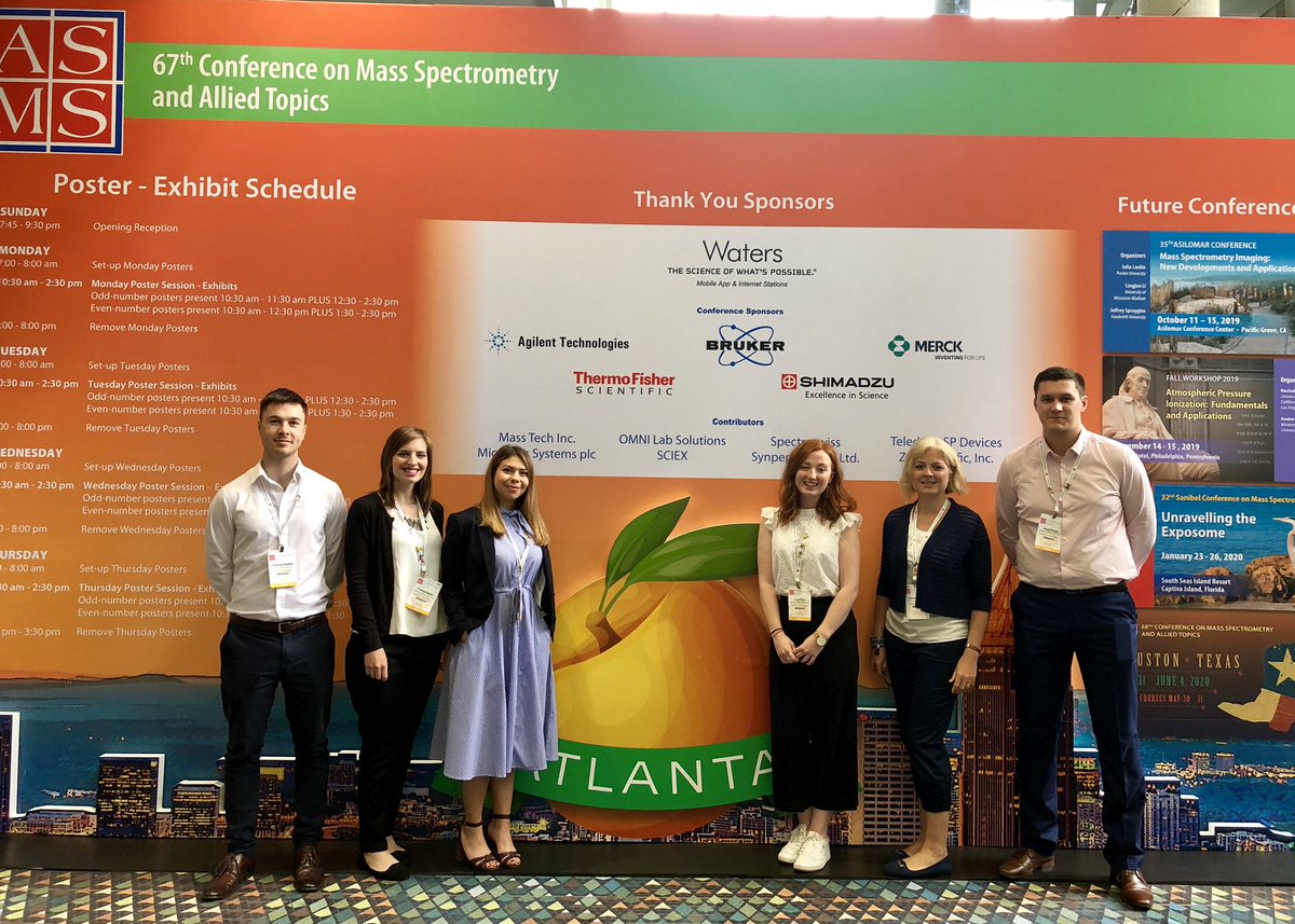 DuckettCJ's tweet photo. #ASMS2019 #ASMSATL 🇺🇸 we have ‘kicked some mass’ this week 💪🏻Exceptional student and staff presentations @BMRC_News @sheffhallamuni @SHU_HWB @Shu_bio @shuchem Thank you to all funders for our students’ travel grants. We are now leaving the peach state🍑 for the big apple 🍎 😄 https://t.co/Ny8FwdMm39