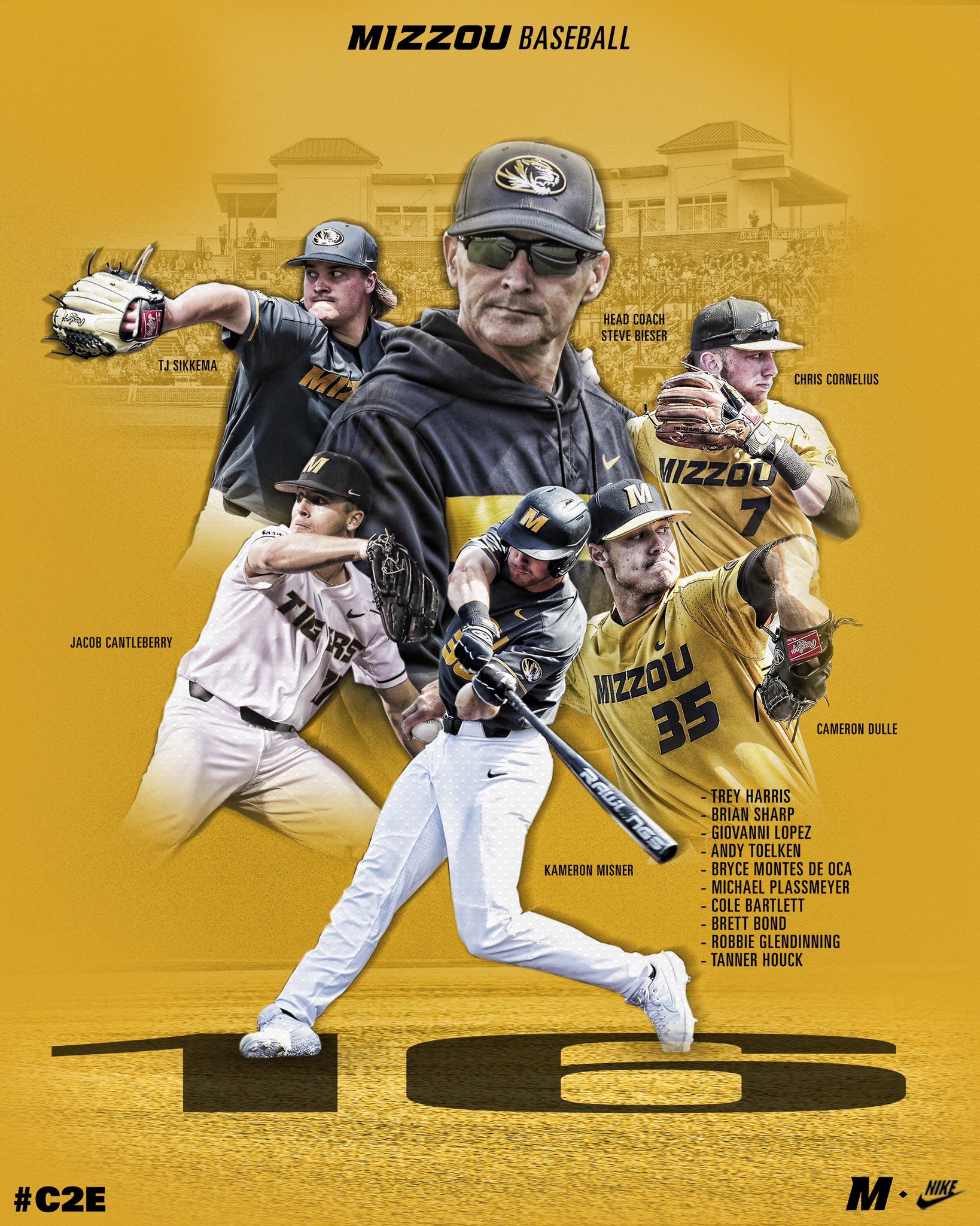 mizzou baseball uniforms