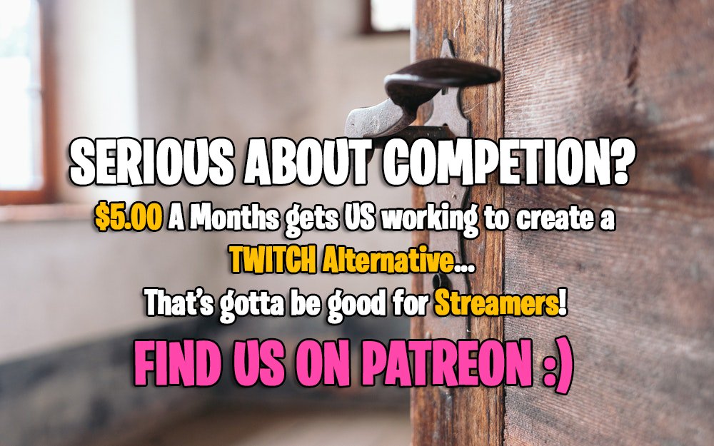 SwedenThaiStudy's tweet photo. Competition is Good For Streamers - $5 a Month? - Everyone knows that Competition between companies is good for the end user and ...
Link: https://t.co/iPD4X9xyK7
Tags: #ethereum #gamer #opensource #programming #code #programmer #graphics #dlive #twitch #streameth https://t.co/tan0mgoN9W