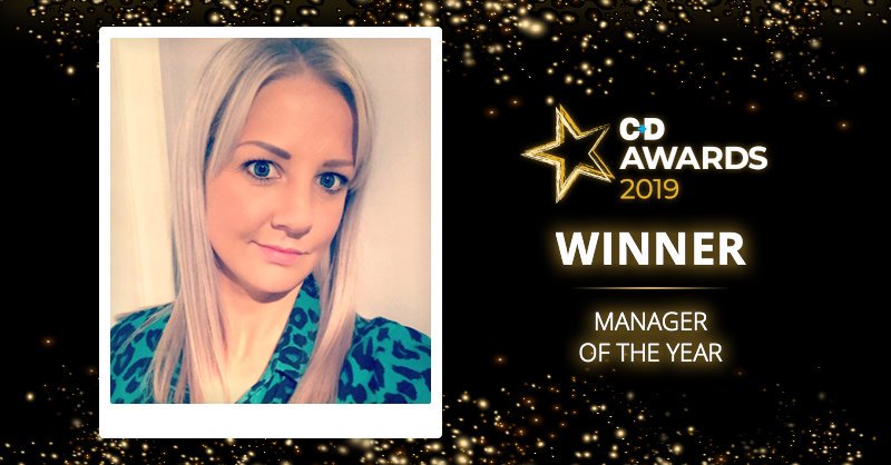 Congratulations to Keely Lucas from West Elloe Pharmacy for winning #CDAwards Manager of the Year!