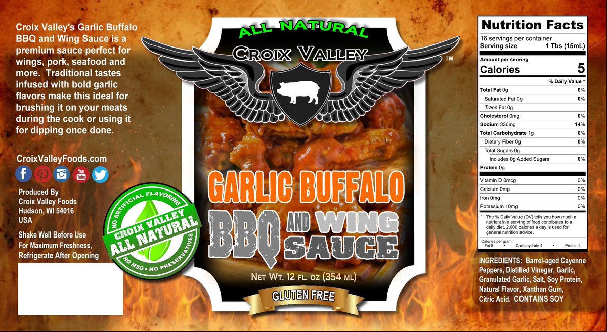 CroixValley's tweet photo. After test-marketing micro-batch sauces at our retail location over the past months, we've decided to expand the line.  Here's a sneak-peak of the upcoming line of Croix Valley BBQ and Wing Sauces! https://t.co/SdUTL6lYYP